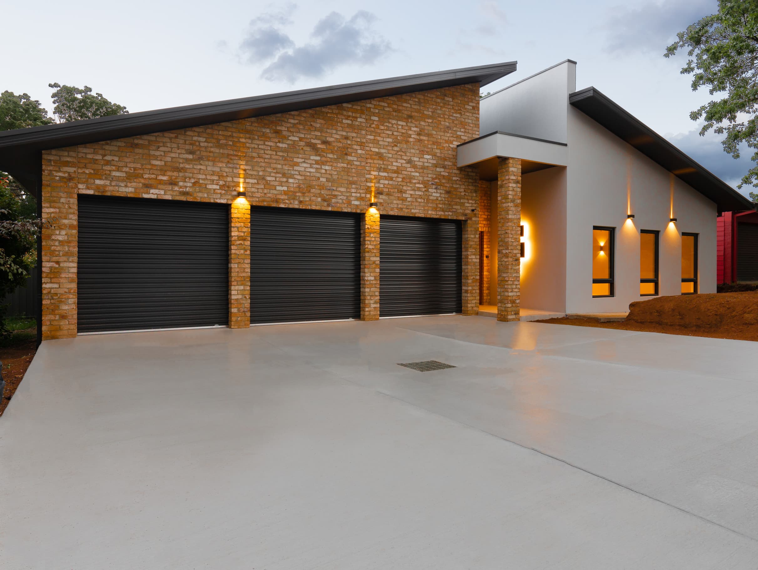 color stain driveway