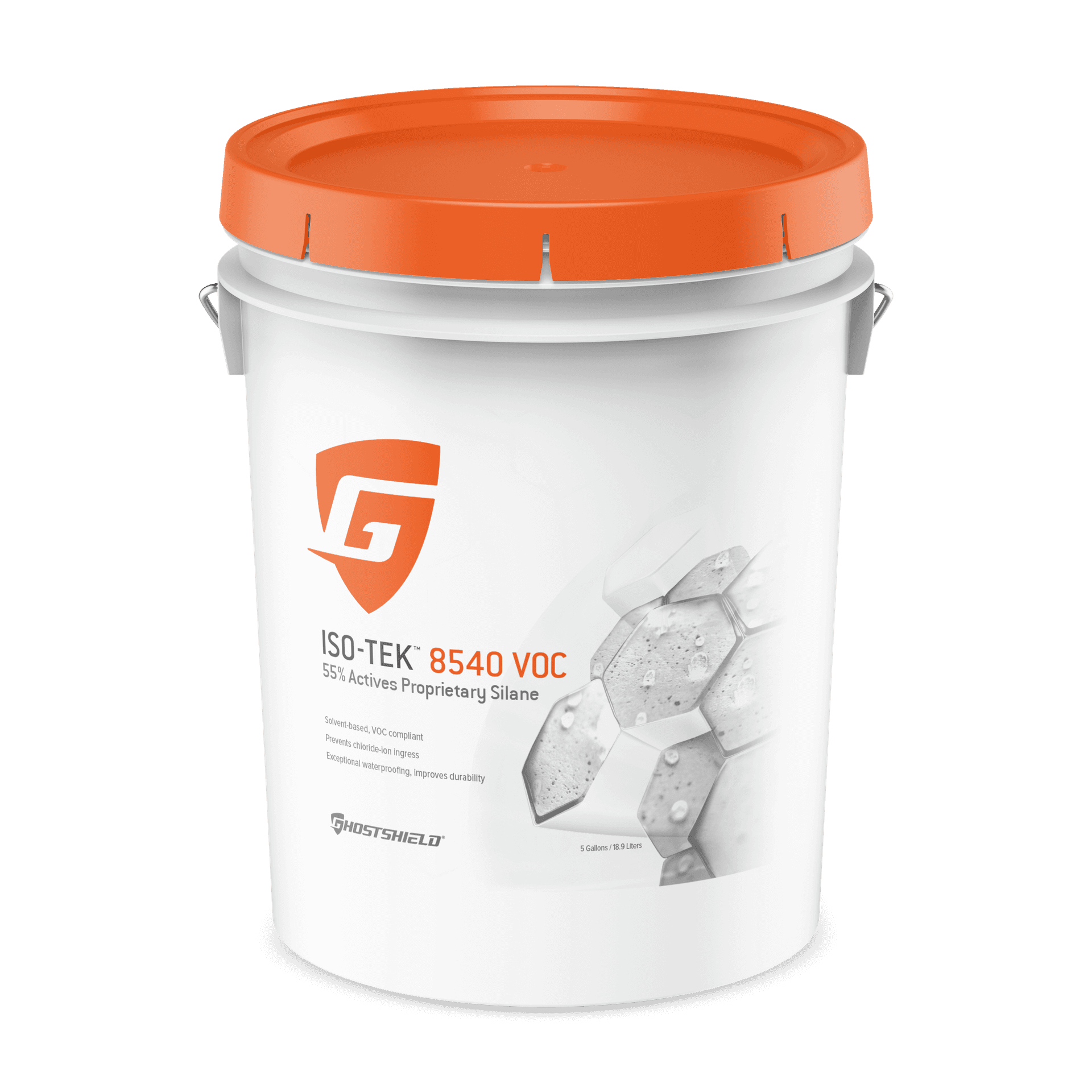 8540VOC bucket pail 5gal front