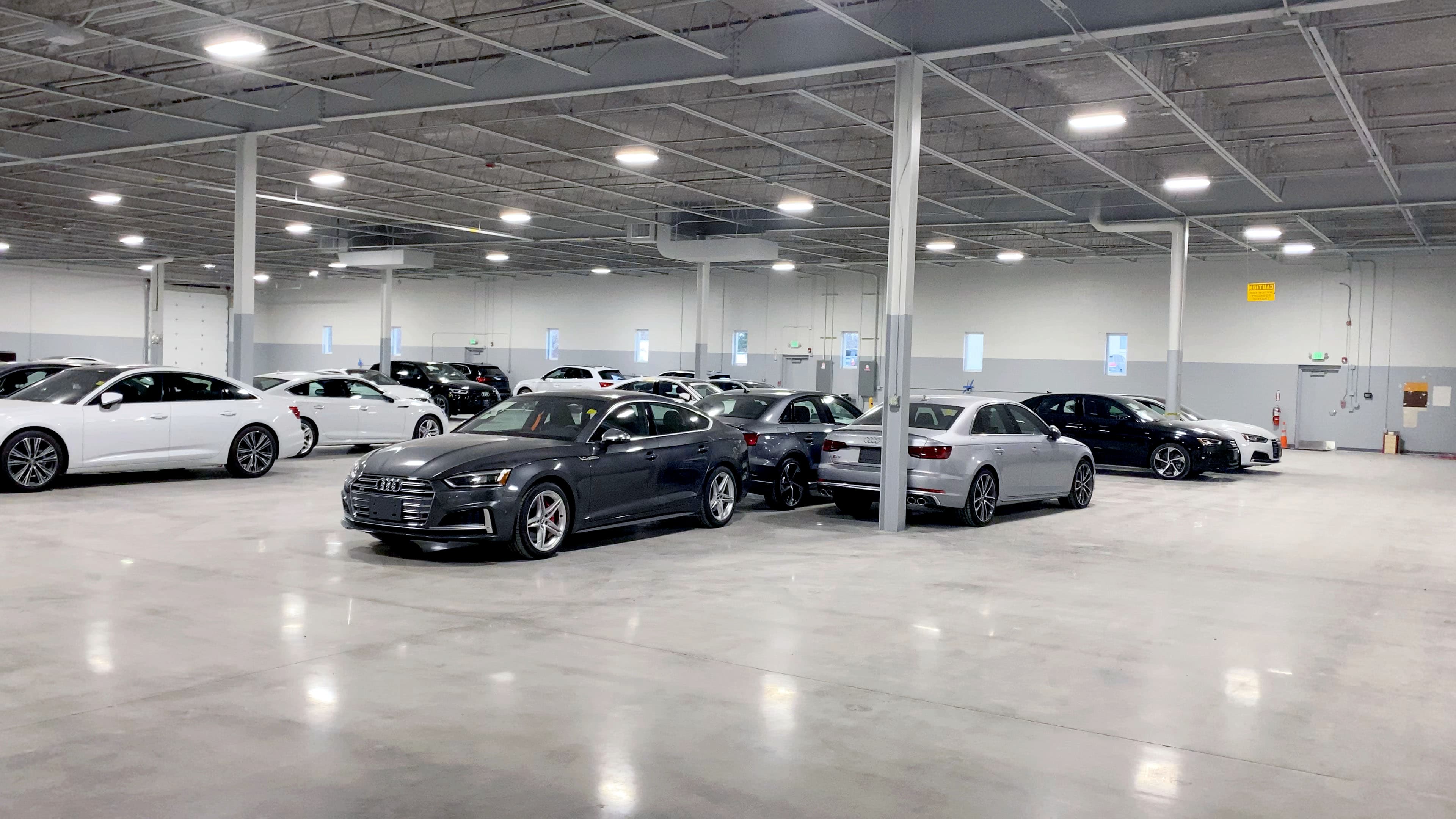 garage polished concrete auto repair